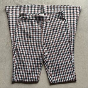 SO Brown And Black‎ Houndstooth Flare Pants Women's Size Small
